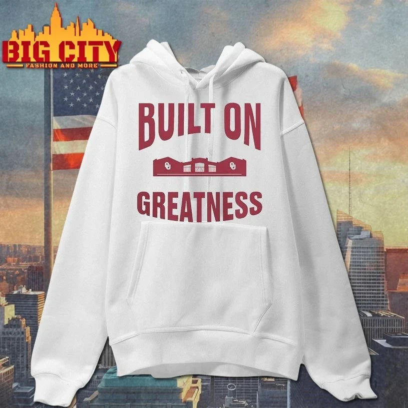 Oklahoma Sooners Logo Athletic 2026 Softball Built on Greatness Unisex