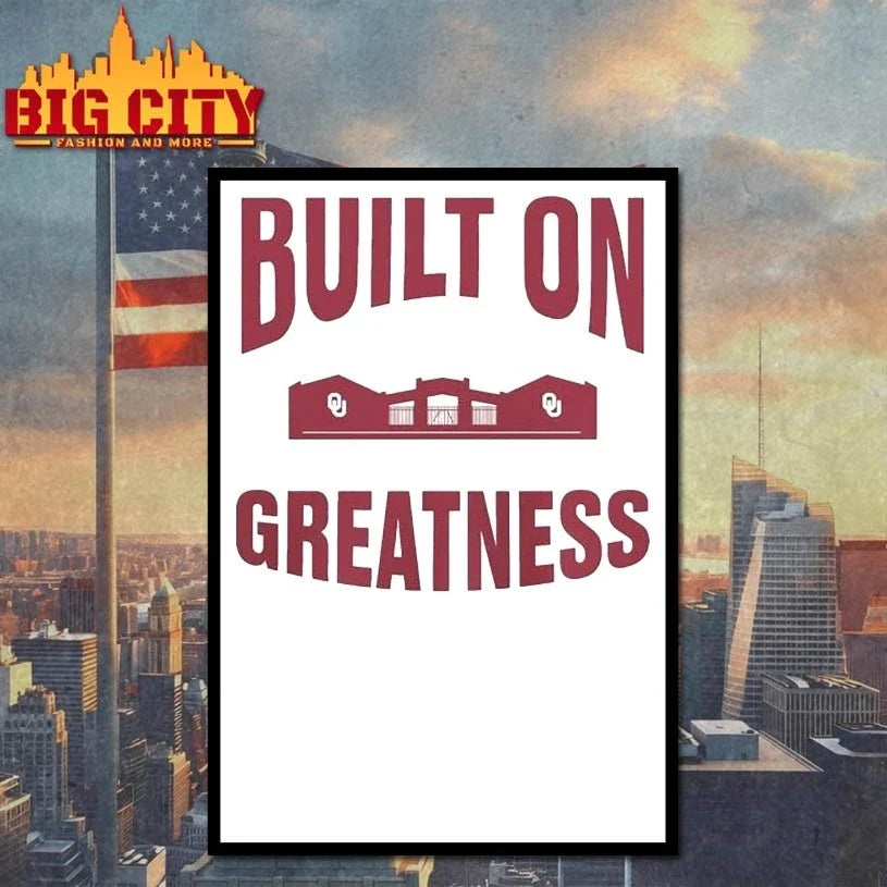 Oklahoma Sooners Logo Athletic 2026 Softball Built on Greatness Unisex