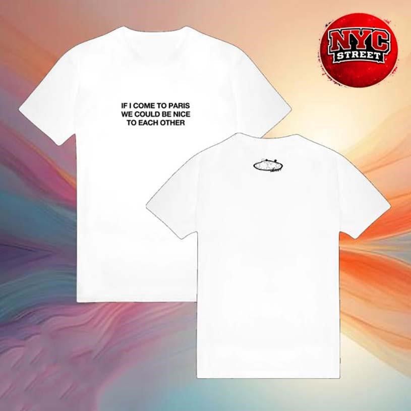 Olivia Dean Nice To Each Other Paris Two Sided Shirt Unisex