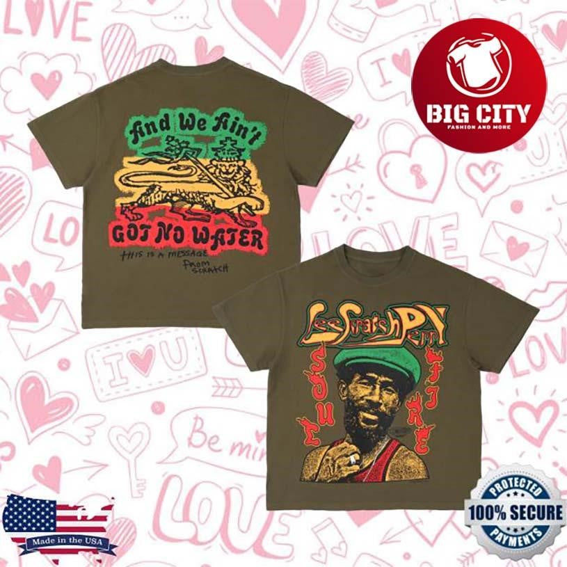Online Ceramics Soul Fire Dark Olive Two Sided Shirt Unisex