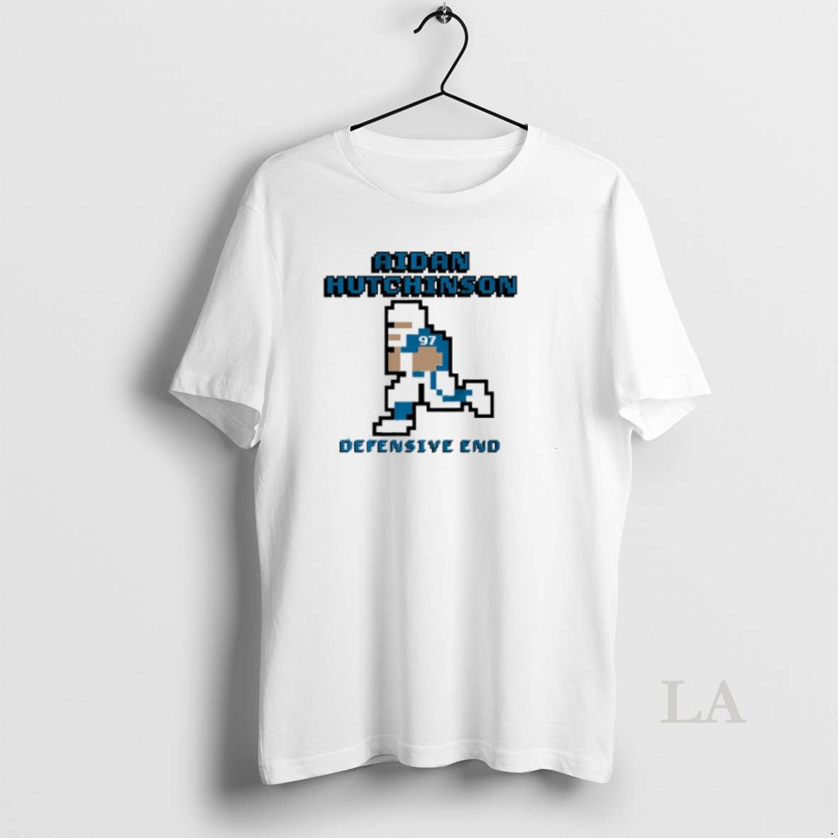 Original Aidan Hutchinson Detroit Lions Defensive End Retro Baller