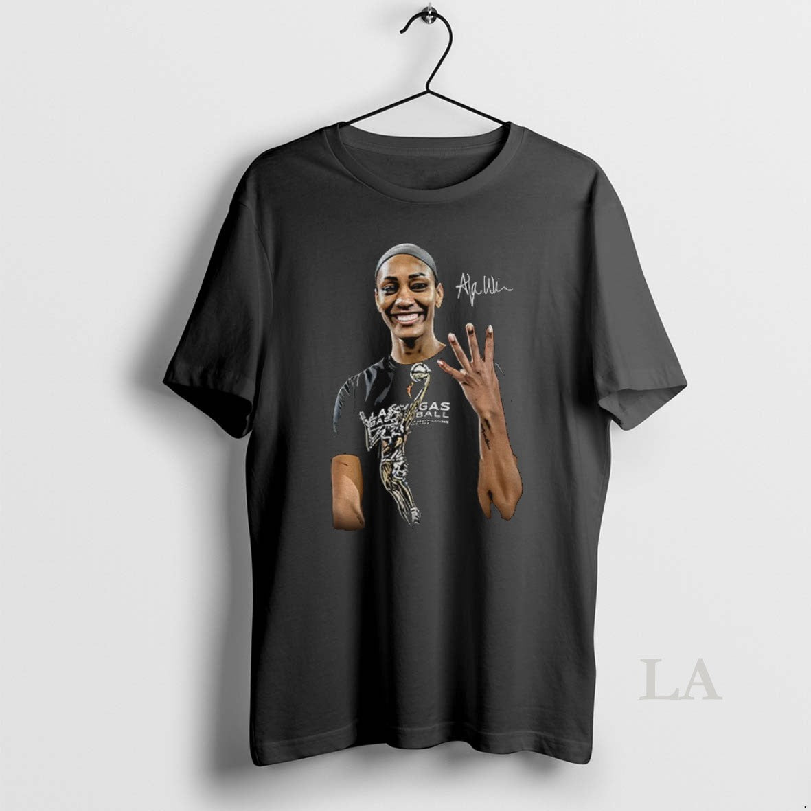 Original Aja Wilson Las Vegas Aces Wnba Basketball 2025 Signature