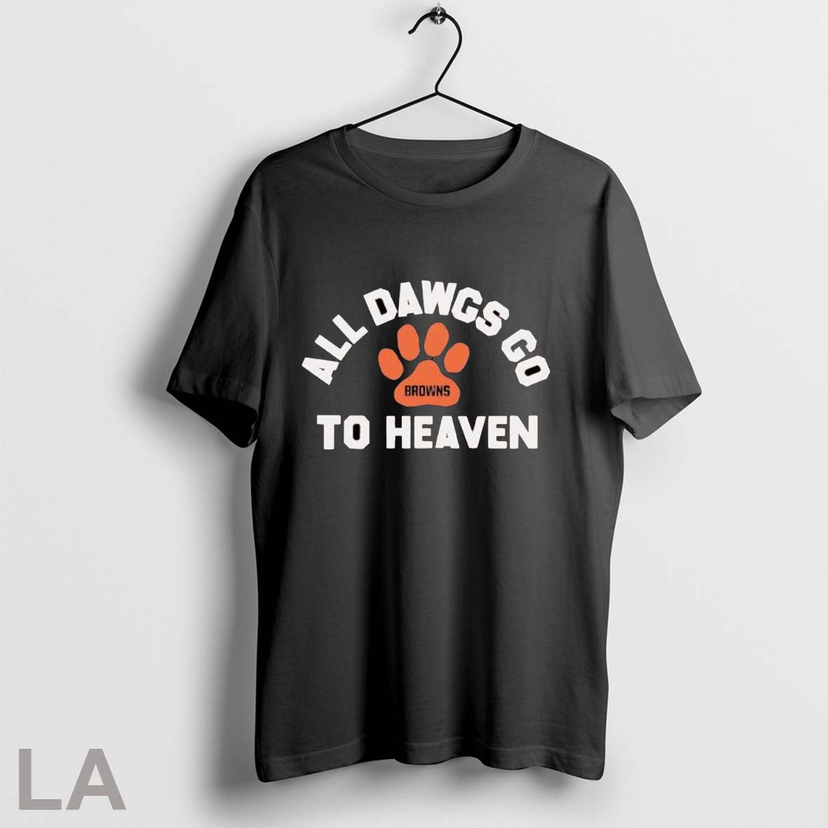 Original All Dawgs Go To Heaven Cleveland Browns Paw Print