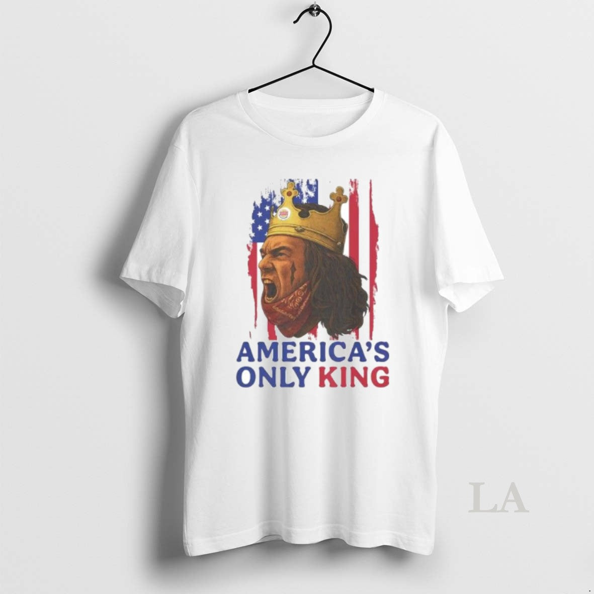 Original Americas Only King Usa Flag Christian Ornaments