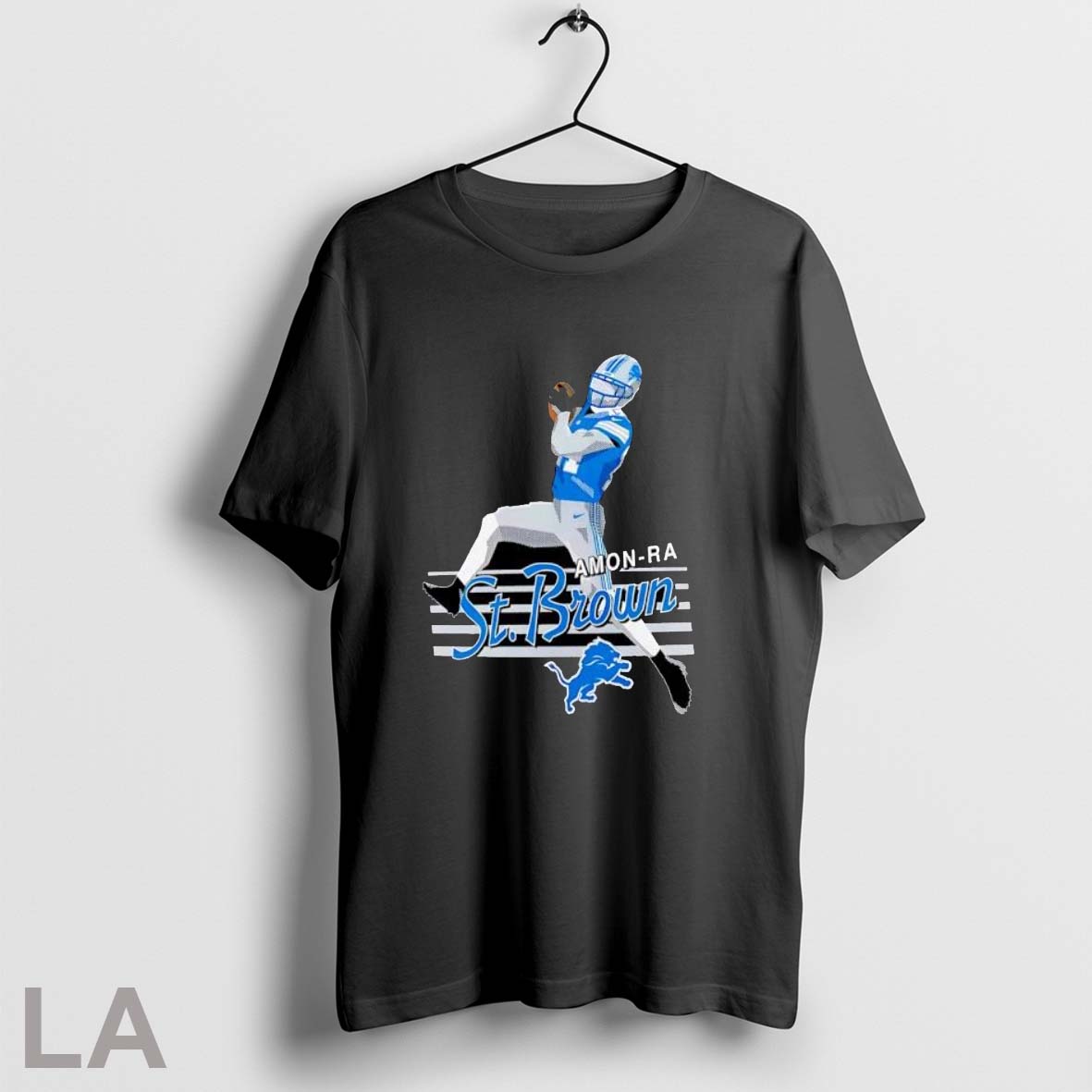 Original Amon Ra St Brown Detroit Lions Player Graphic