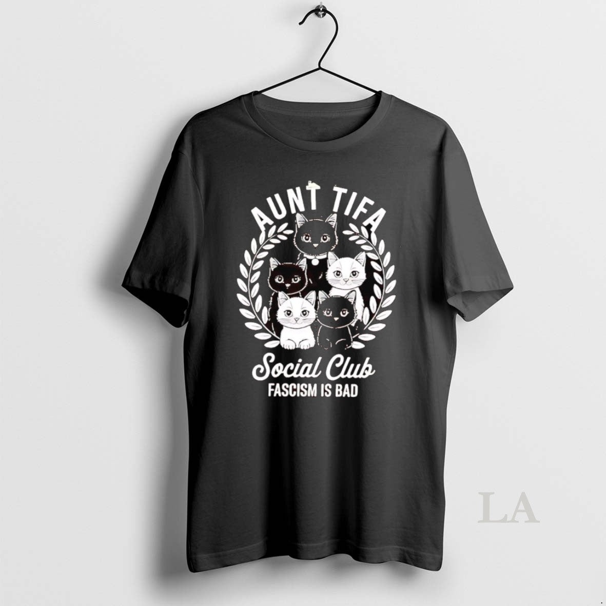 Original Aunt Tifa Cats Social Club Fascism Is Bad