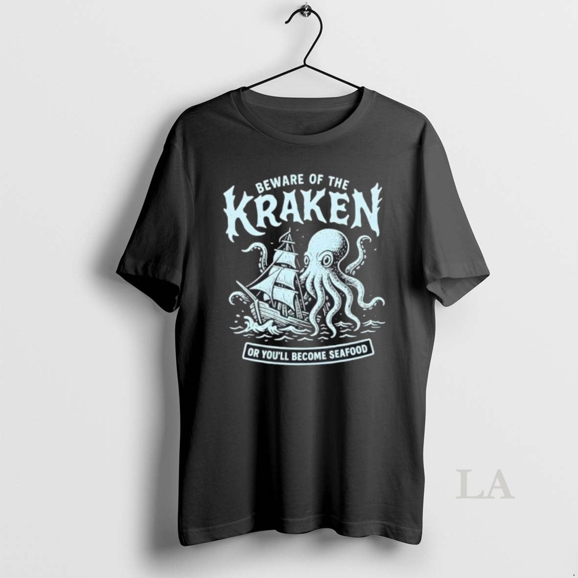 Original Beware Of The Kraken Sea Monster And Cryptid Lovers