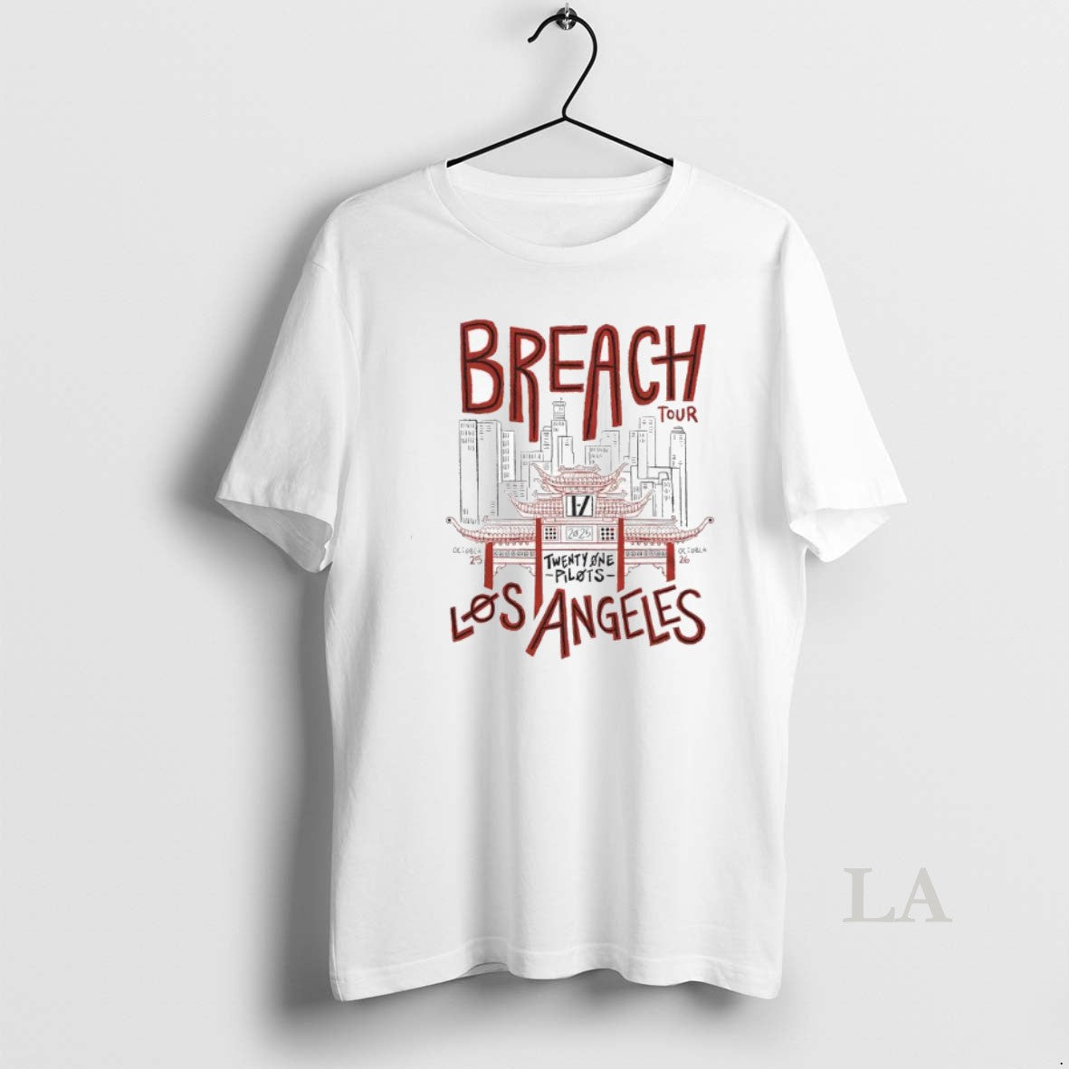 Original Breach Tour Los Angeles Twenty One Pilots 2025 October 25th 26th