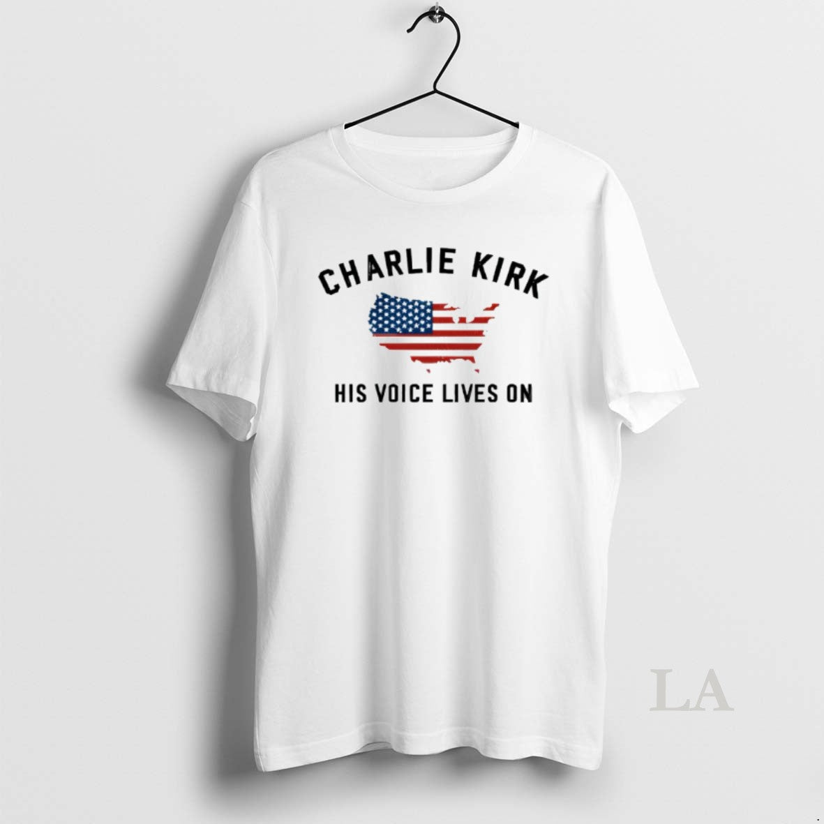Original Charlie Kirk His Voice Lives On Printed Casual