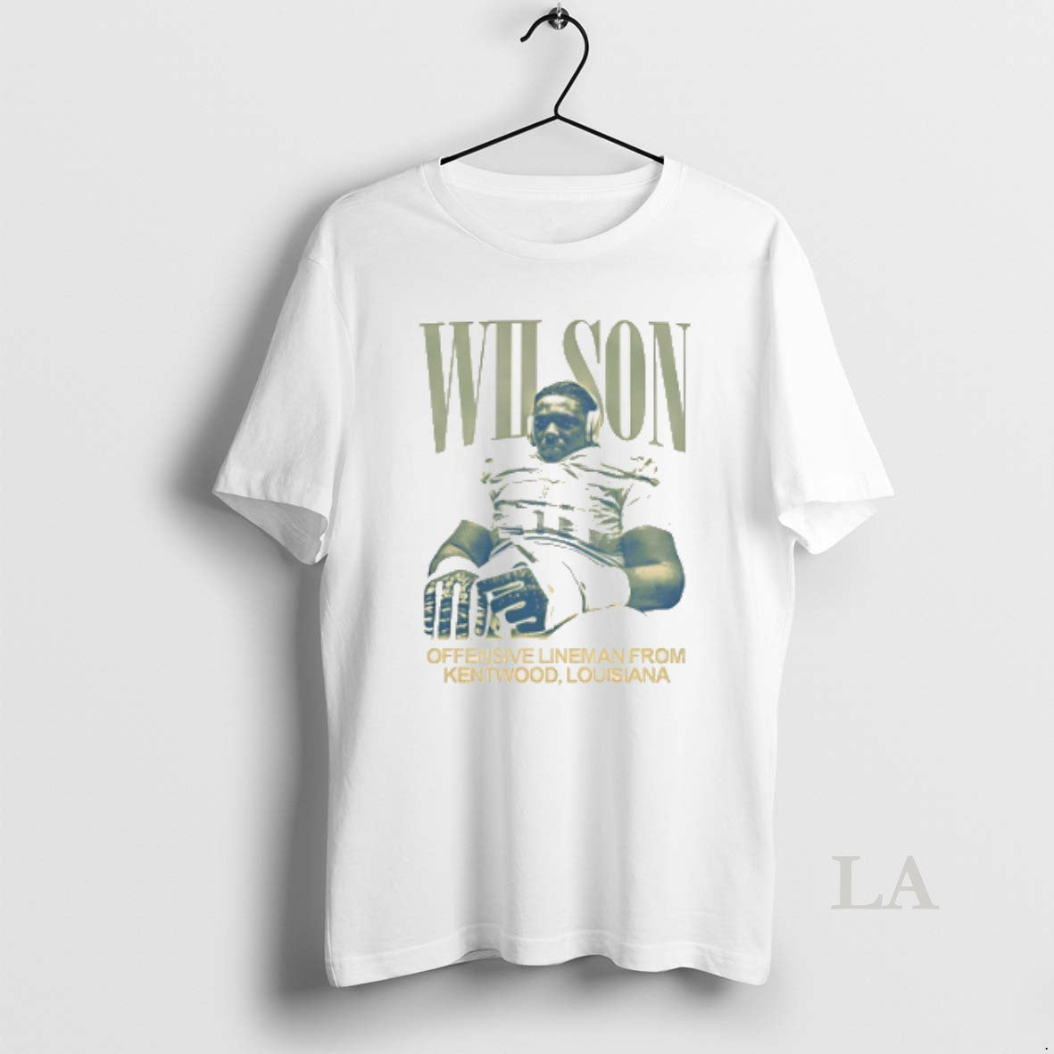 Original Edwin Wilson Offensive Lineman From Kentwood Lousiana Vintage