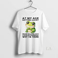 Original Frog At My Age Getting Lucky Means Walking Into A Room Why Im There