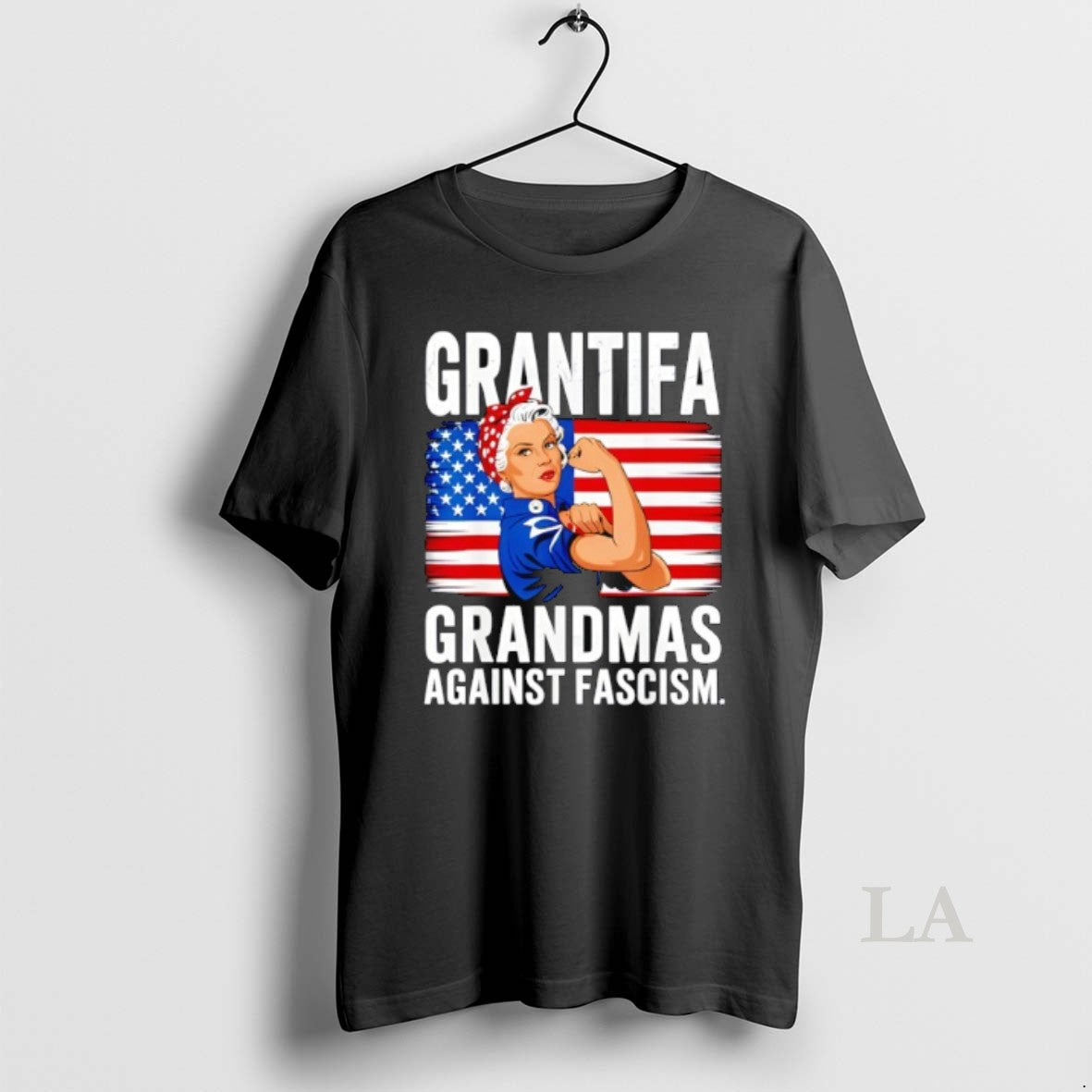 Original Grantifa Grandmas Against Fascism Flag Resist No Kings Retro T-Shirts, Hoodie, Sweatshirt | ThreadNative.com