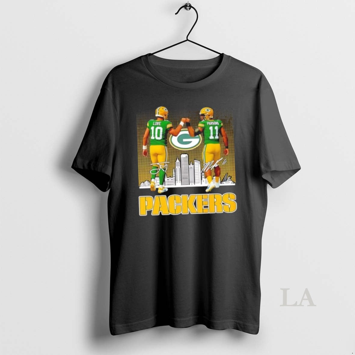 Original Green Bay Packers Legends Love X Parsons Skyline