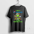 Original Grinch I Work At Dominos Its Fine Everythings Fine Christmas