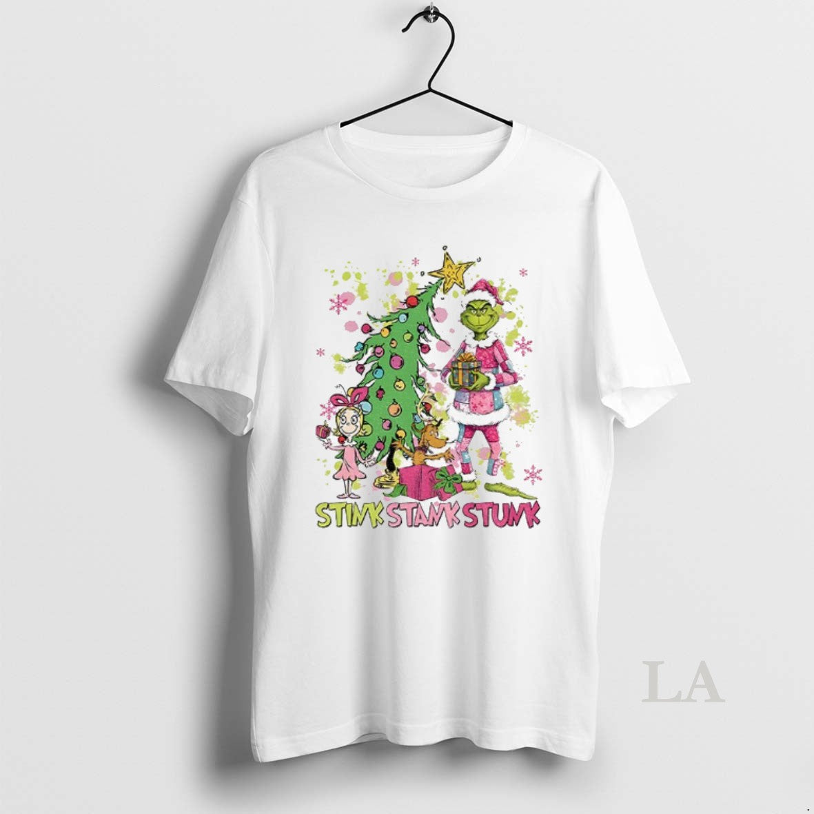 Original Grinch Santa Hat Stink Stank Stunk Merry Christmas