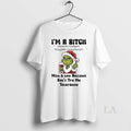 Original Grinch Middle Finger Im A Bitch Dont Try Me Tolerance Christmas