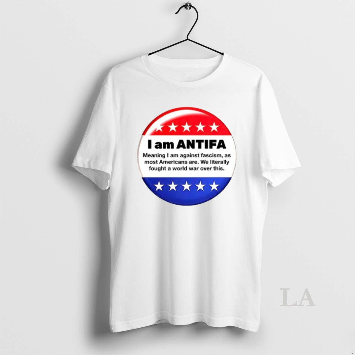Original I Am Antifa Meaning I Am Against Fascism As Most Americans Are Ceramic Ceramic