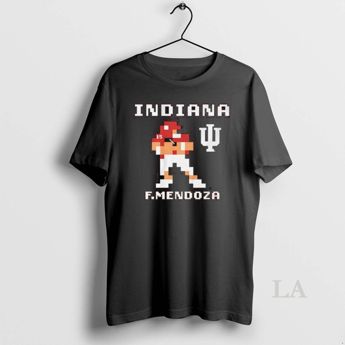 Original Indiana Football Fernando Mendoza Retro Baller Graphic