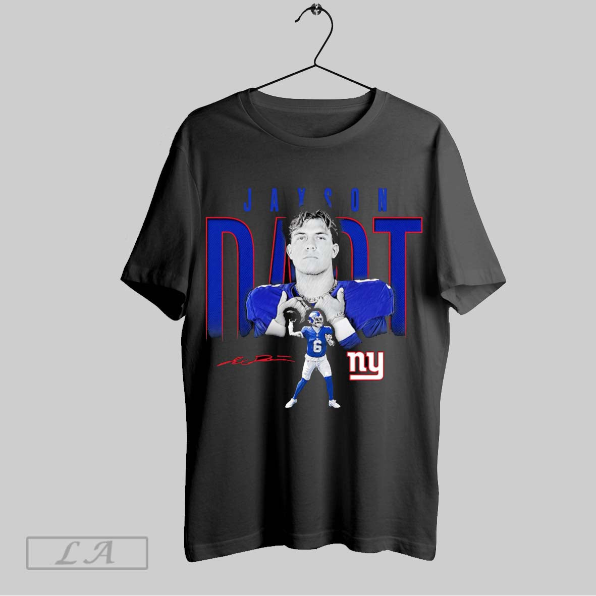 Original Jaxson Dart New York Giants Humble Shadow Player