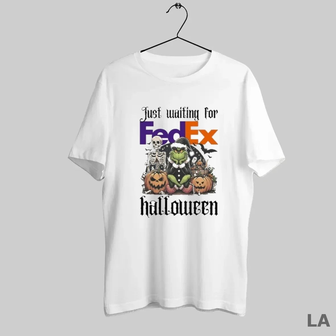 Original Just Waiting For Fedex Santa Grinch Halloween 2025