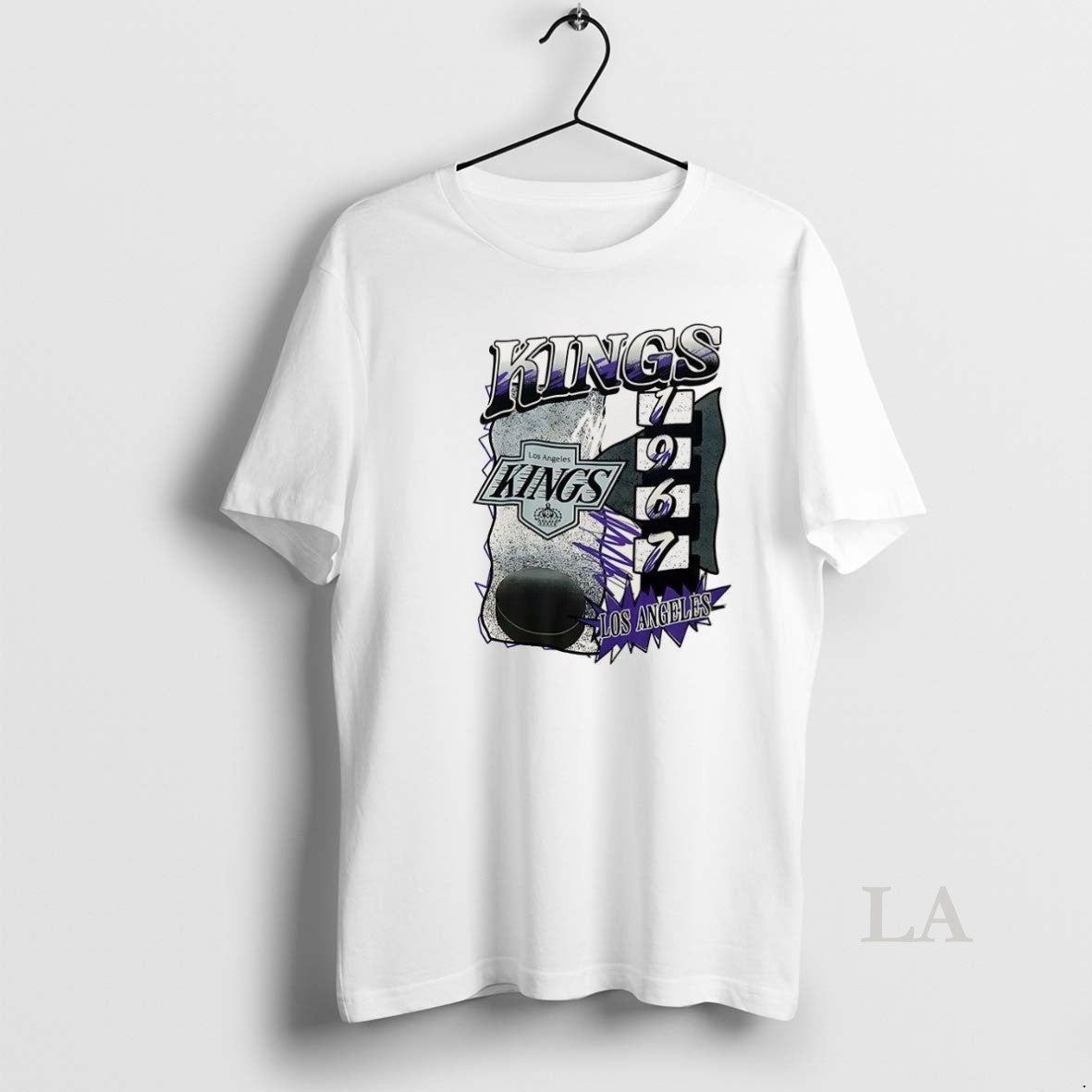 Original Los Angeles Kings Hockey 1976 Natural Vintage