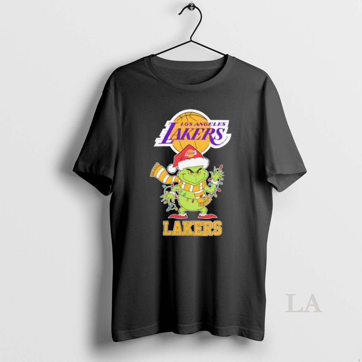 Original Los Angeles Lakers Christmas Grinch Santa Holiday