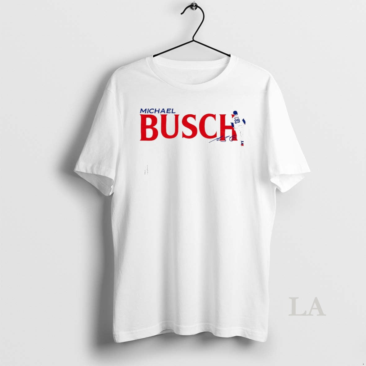 Original Michael Busch 29 Chicago Cubs Baseball