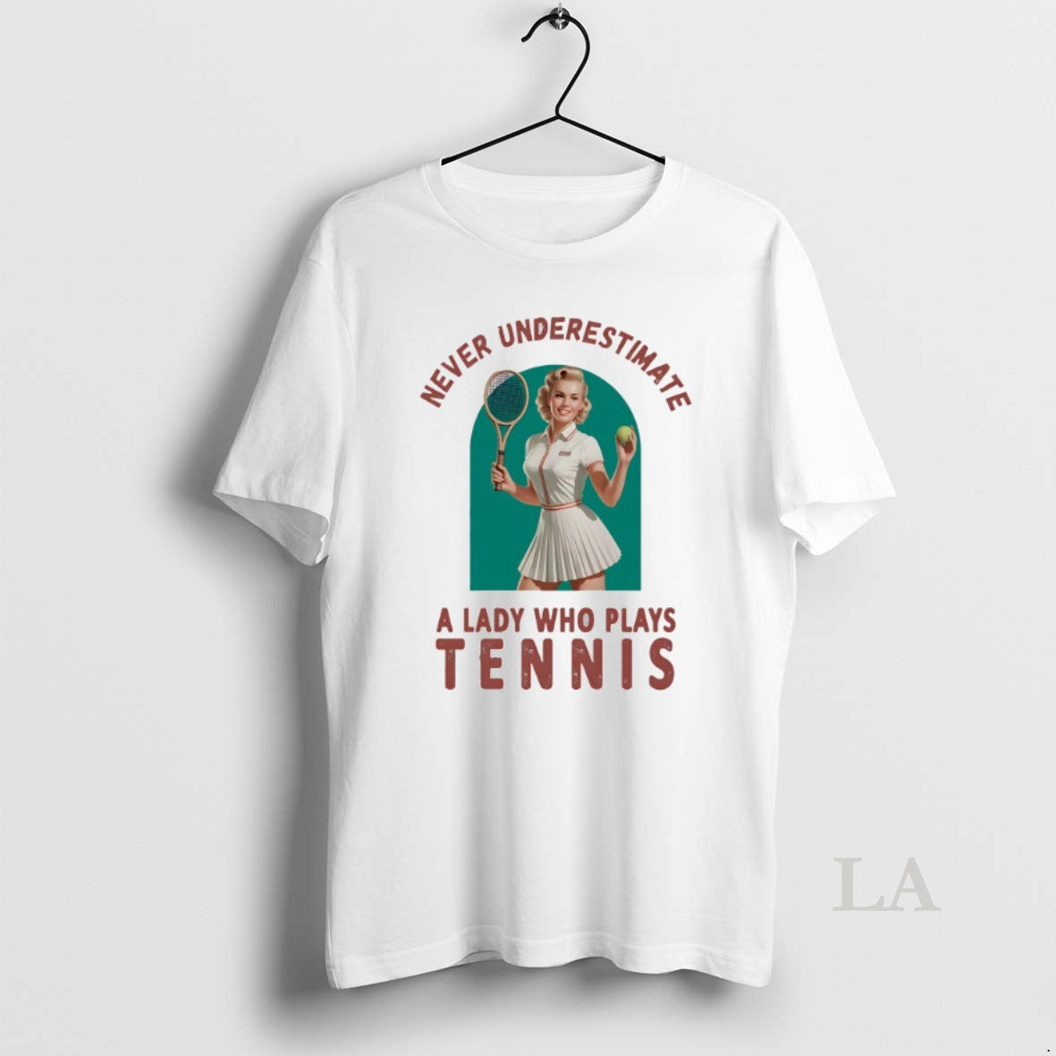Original Never Underestimate A Lady Who Plays Tennis