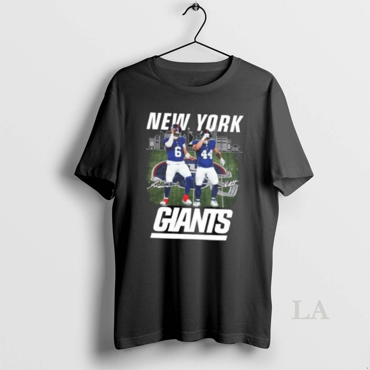 Original New York Giants Jaxson Dart And Cam Skattebo Signatures 2025