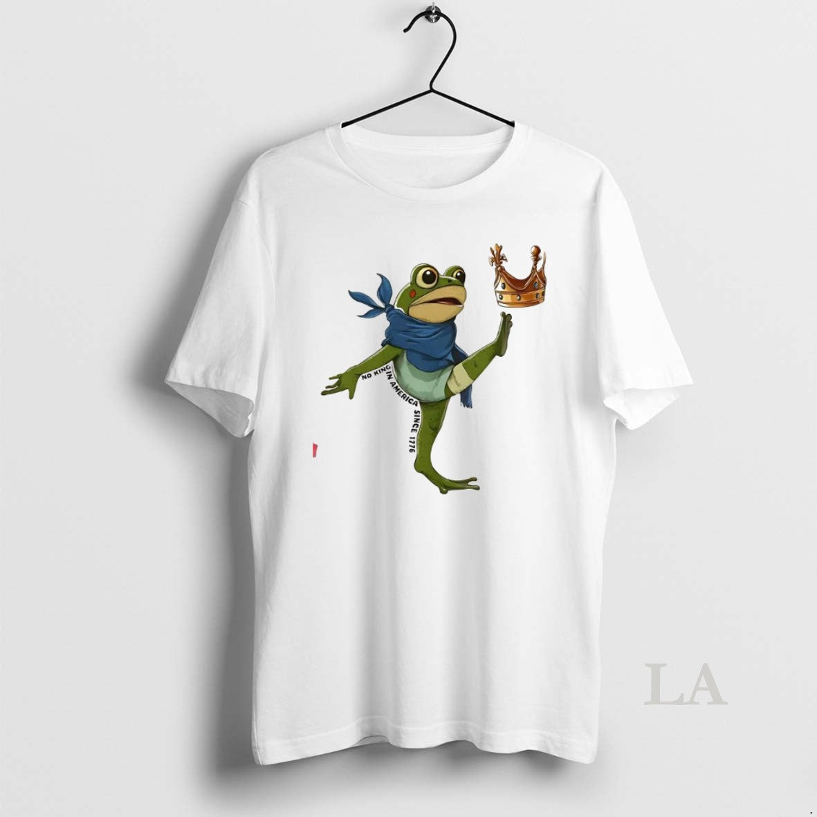 Original Nice No King In America Since 1776 Portland Frog Protest