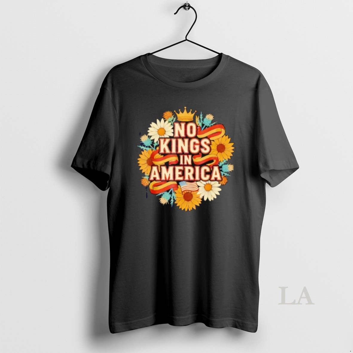 Original No Kings In America Bold Revolution Quote