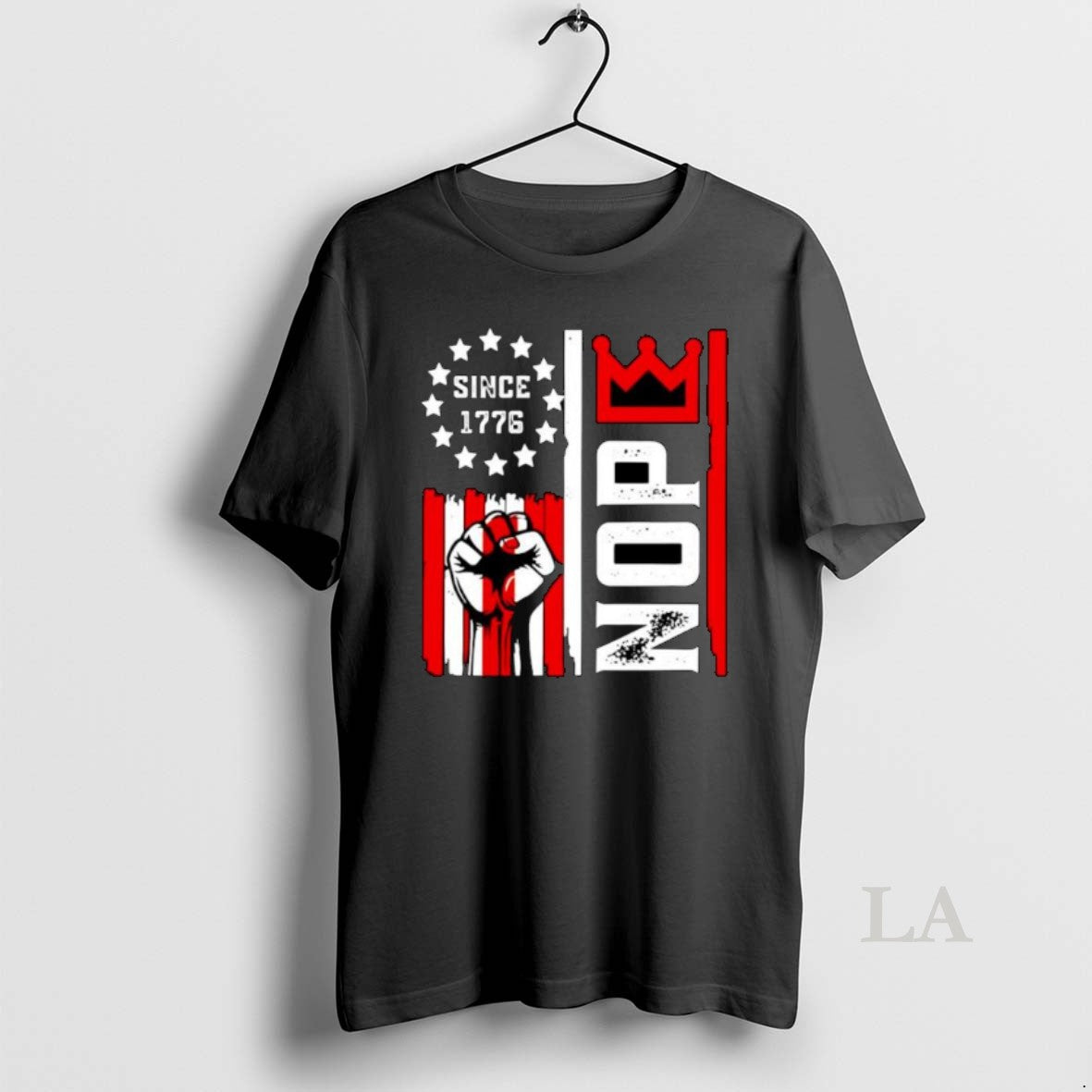 Original No Kings Nope Protest Womens Retro Ornaments