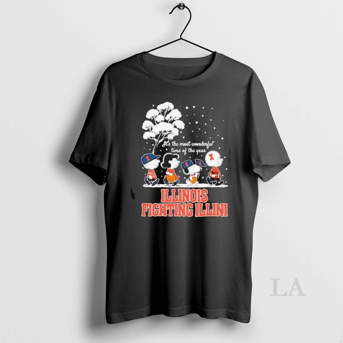 Original Peanuts Illinois Fighting Illini Winter Its The Most Wonderful Time Of The Year 2025