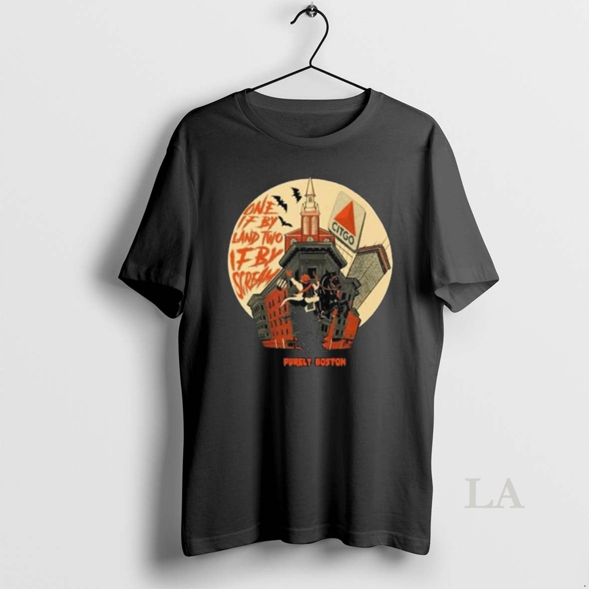Original Purely Boston Spooky Pumpkin Long Sleve