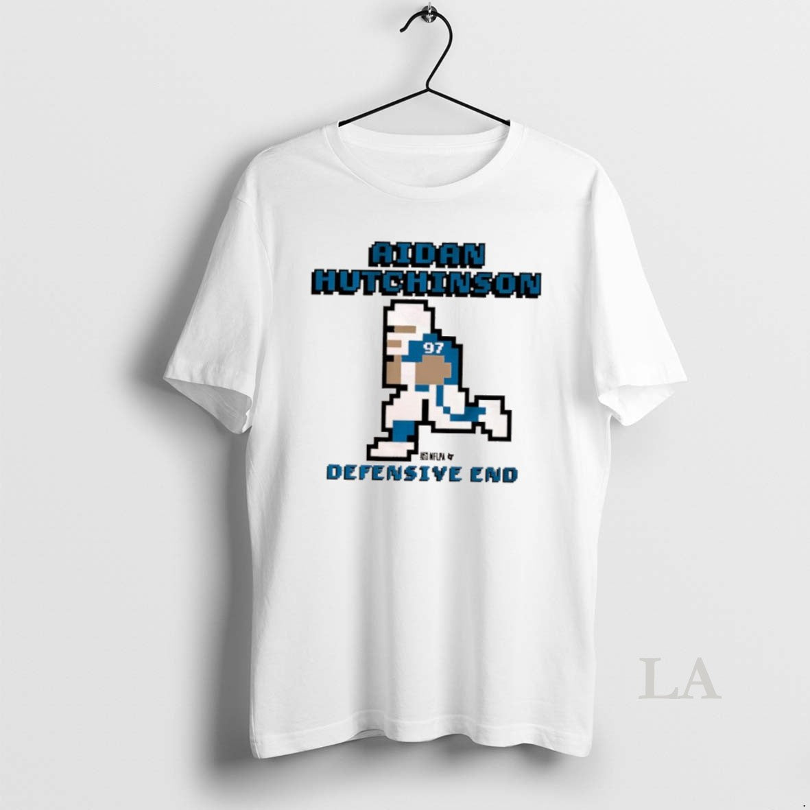 Original Quaterback Aidan Hutchinson Detroit Lions Defensive End Retro Baller