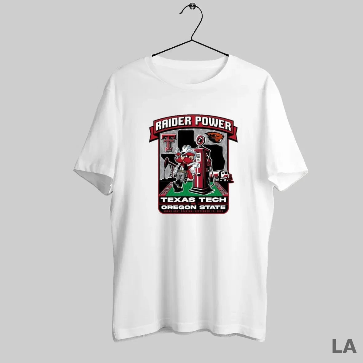 Original Raider Power 2025 Texas Tech Vs Oregon Gameday Football