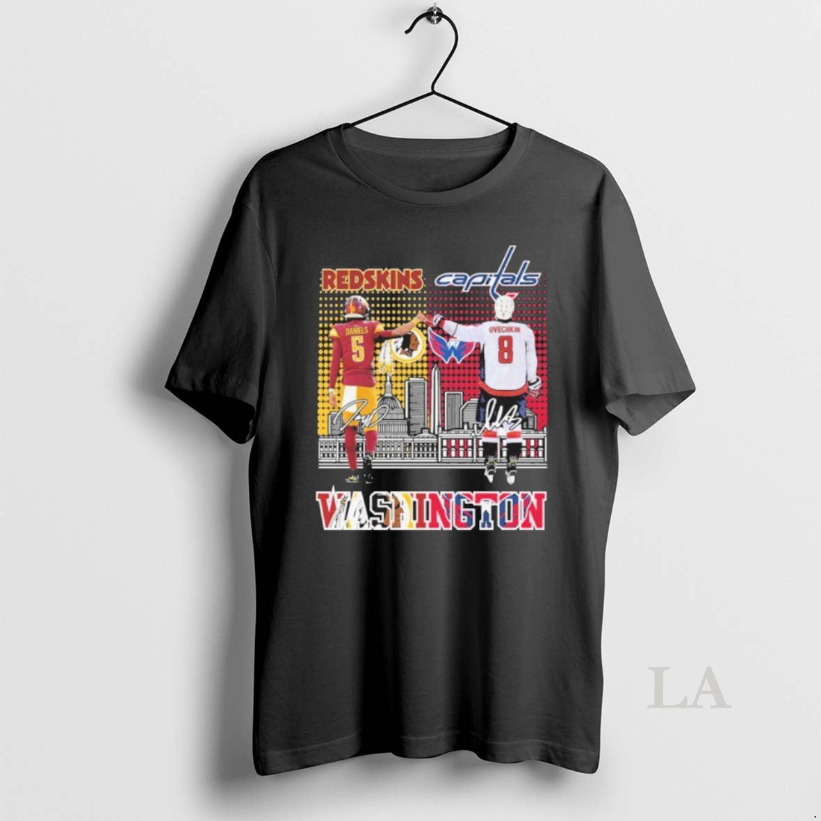 Original Redskins Jayden Daniels And Capitals Alexander Ovechkin Washington