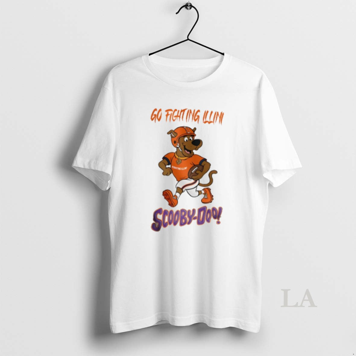 Original Scooby Doo X Illinois Fighting Illini Go Illini Cartoon