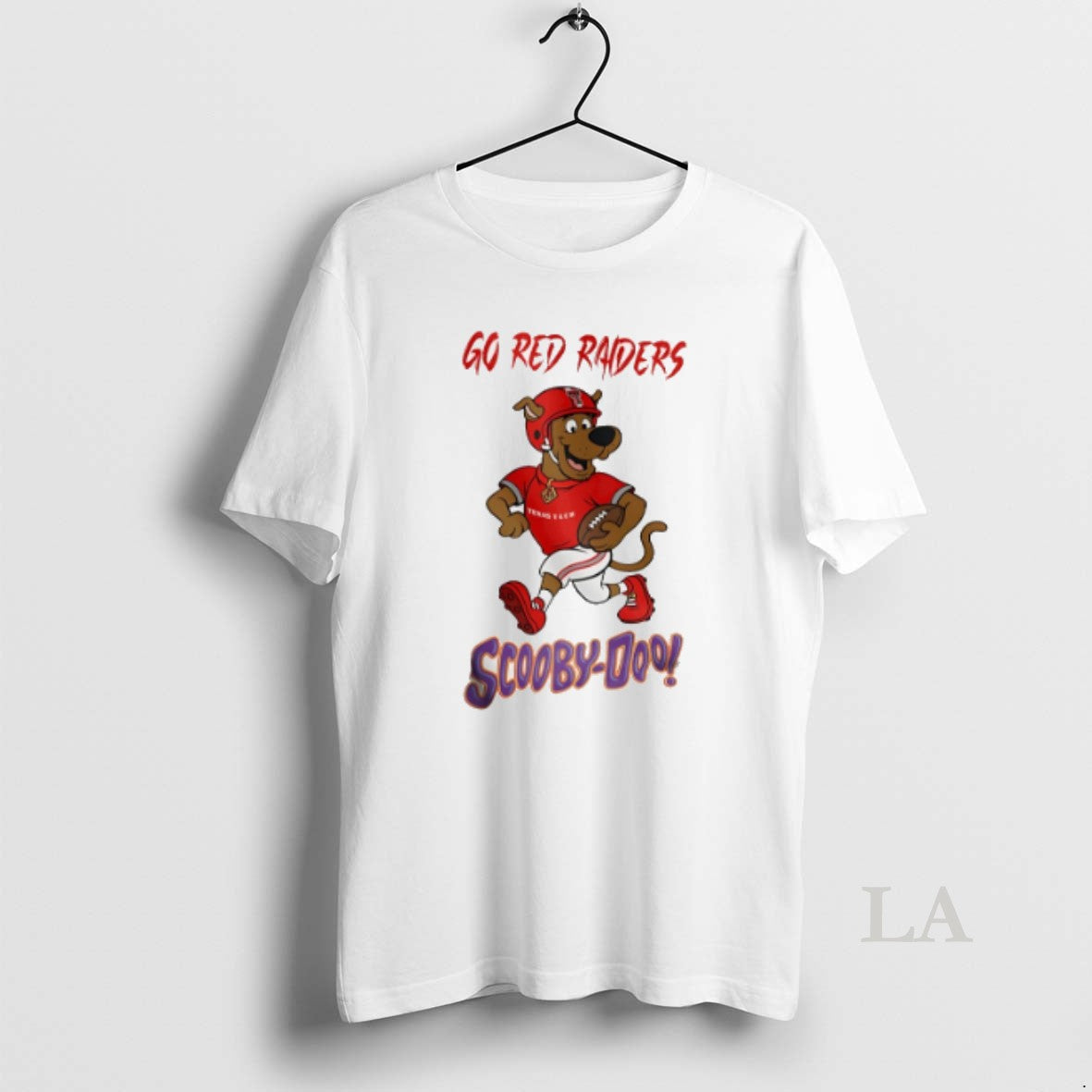 Original Scooby Doo X Texas Tech Red Raiders Go Red Raiders Cartoon