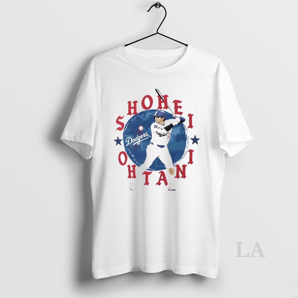 Original Shohei Ohtani Batting Los Angeles Dodgers