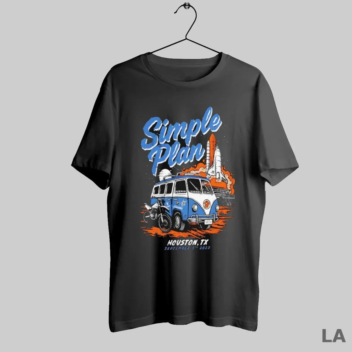 Original Simple Plan Houston Texas Tour 2025 Van Rocket