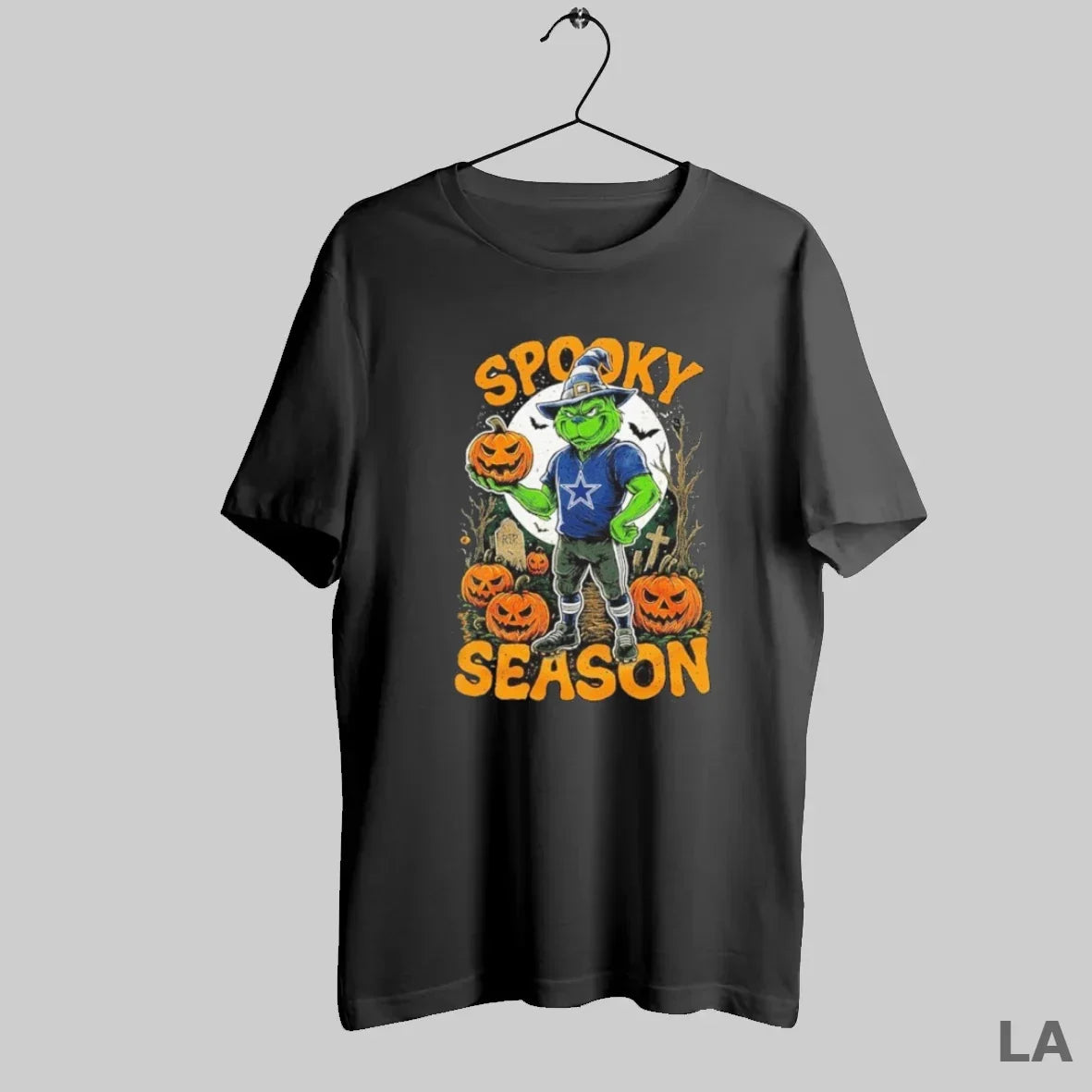 Original Spooky Grinch Cowboys Season Halloween