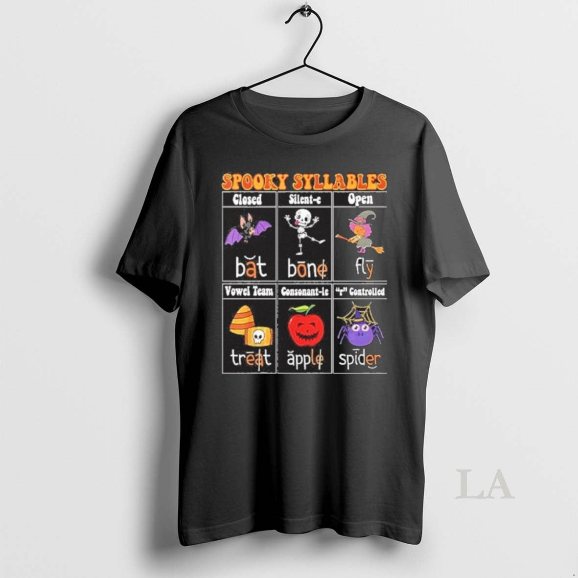Original Spooky Syllables Teacher Funny Halloween