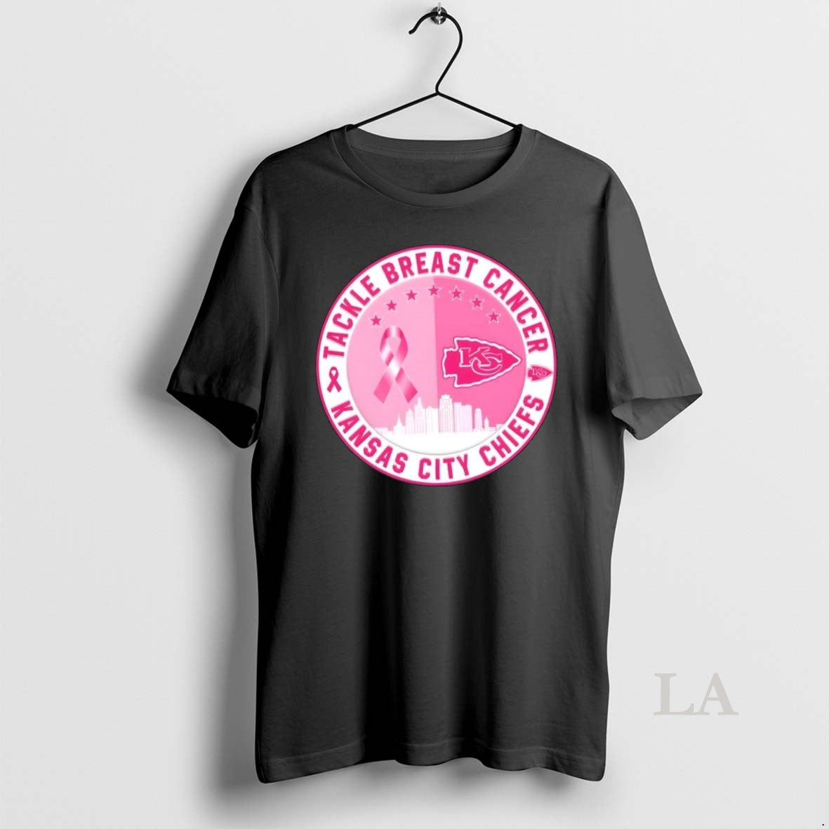 Original Tackle Breast Cancer Kansas City Chiefs Football Skyline