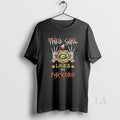 Original This Girl Loves Her Green Bay Packers Skeleton Halloween Long Sleve