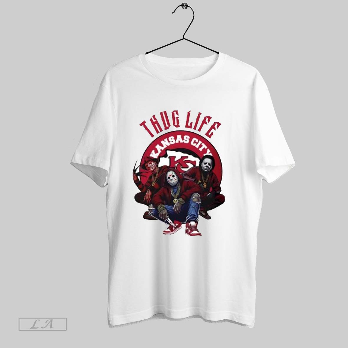 Original Thug Life Kansas City Freddy Jason Michael Myers Horror Football