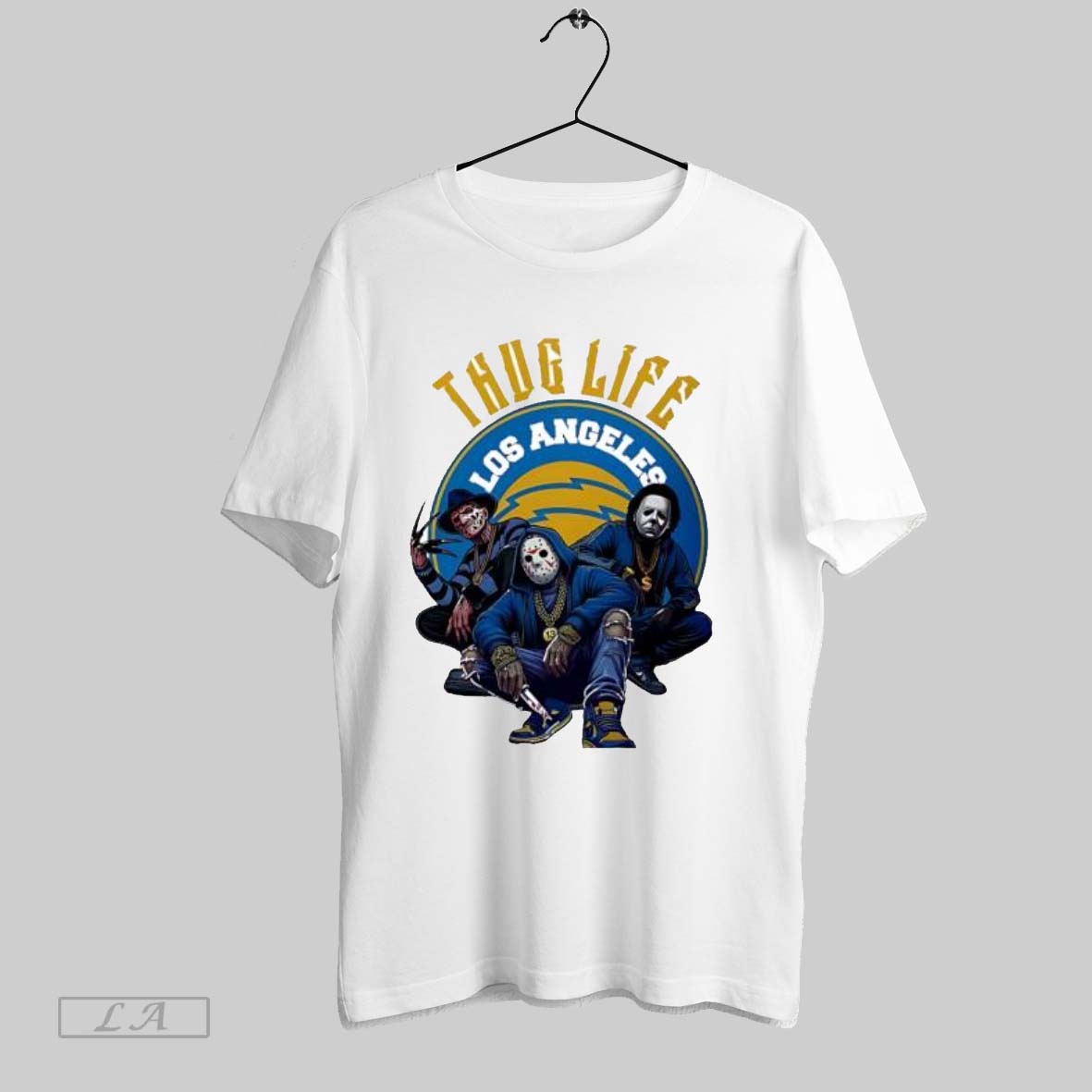 Original Thug Life Los Angeles Freddy Jason Michael Myers Horror Fan