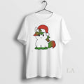 Original Unicorn Santa Hat Green Red Christmas White