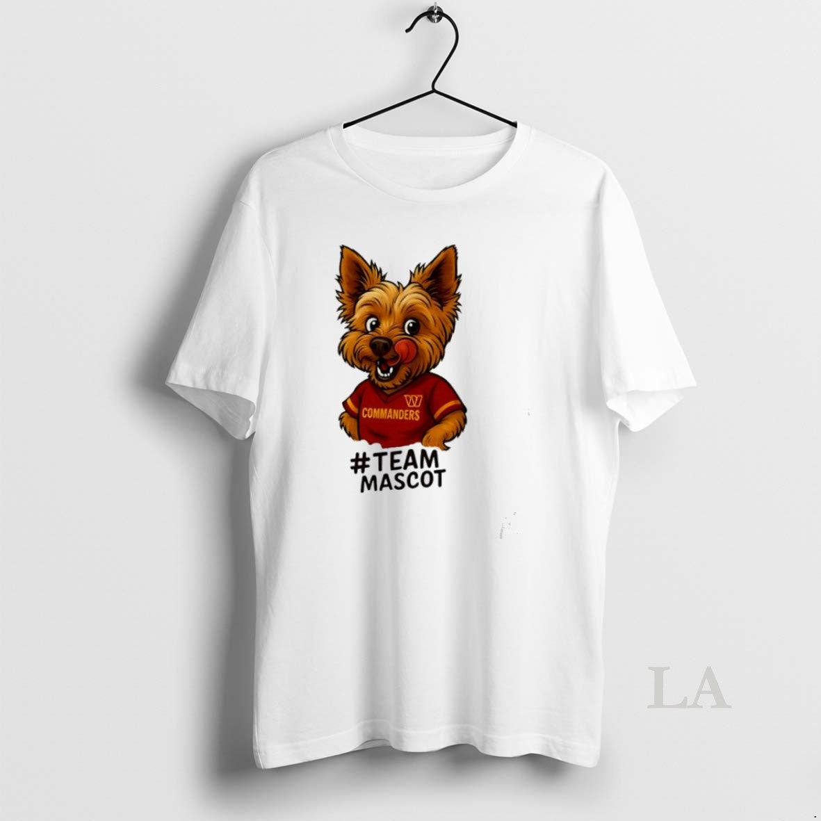 Original Washington Commanders Yorkie Hashtag Team Mascot