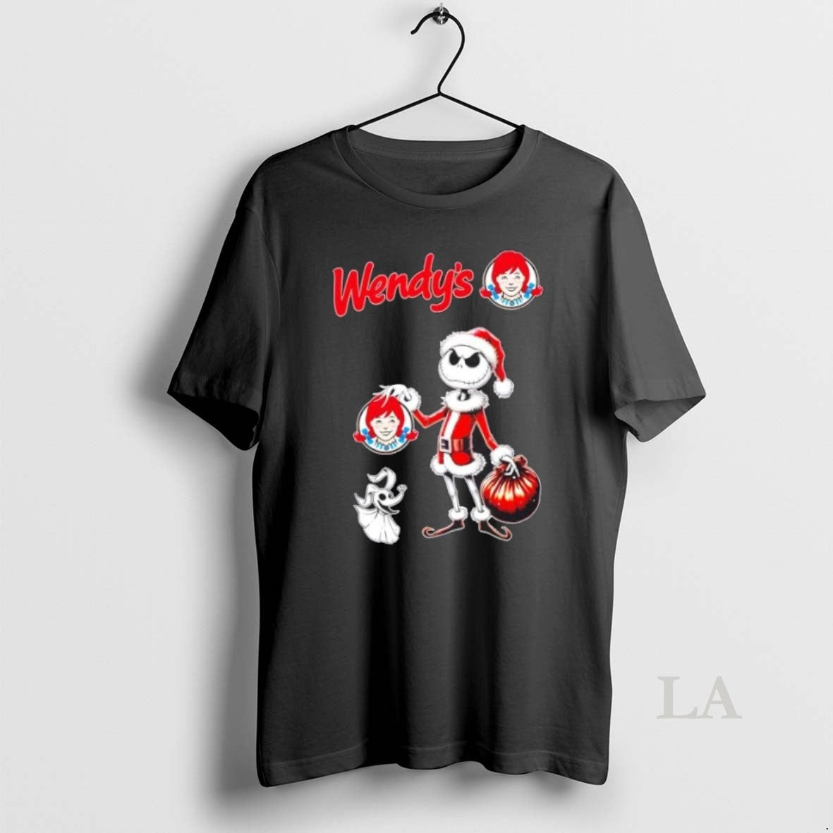 Original Wendys X Jack Skellington Santa Isnt Real Christmas